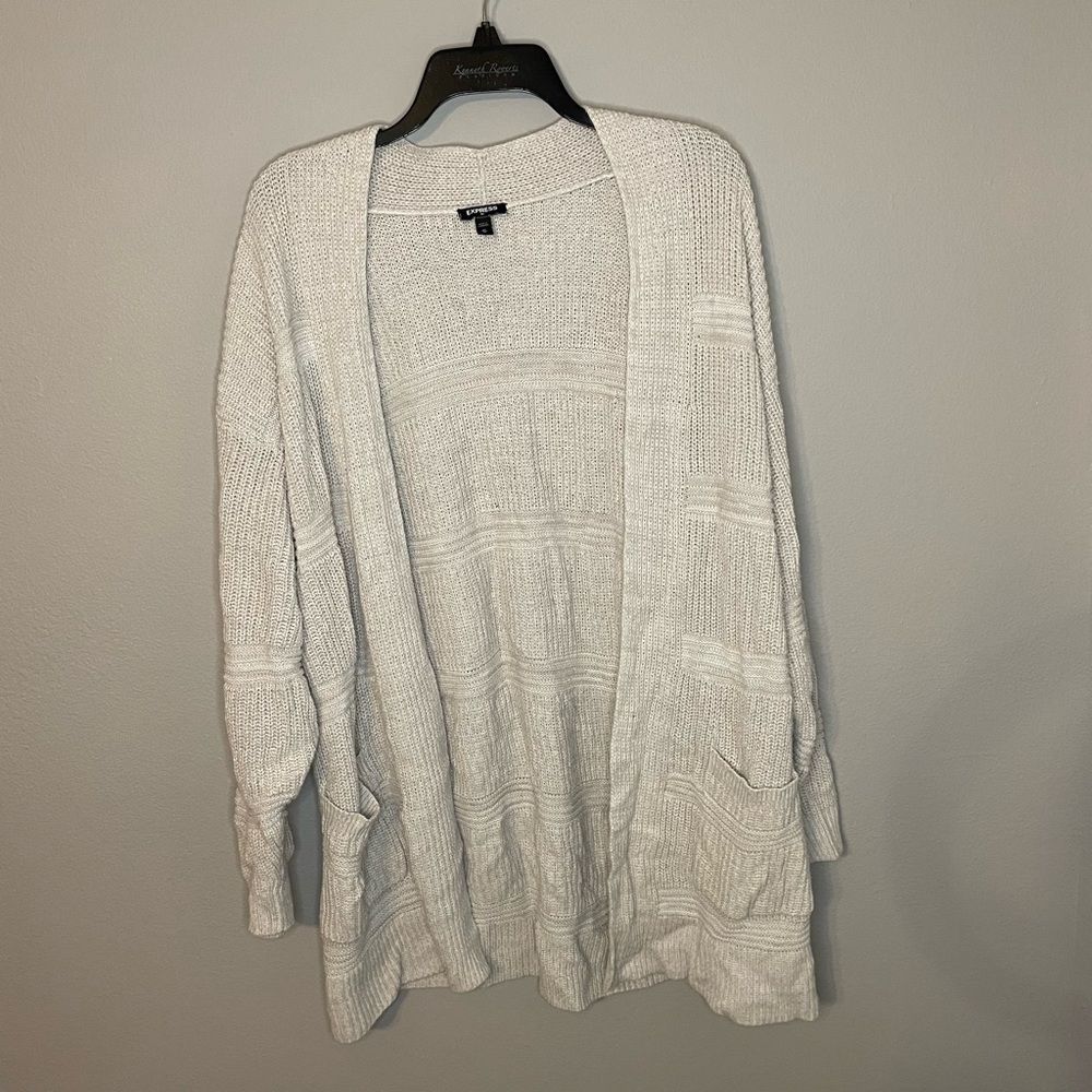 Express Cream Cardigan